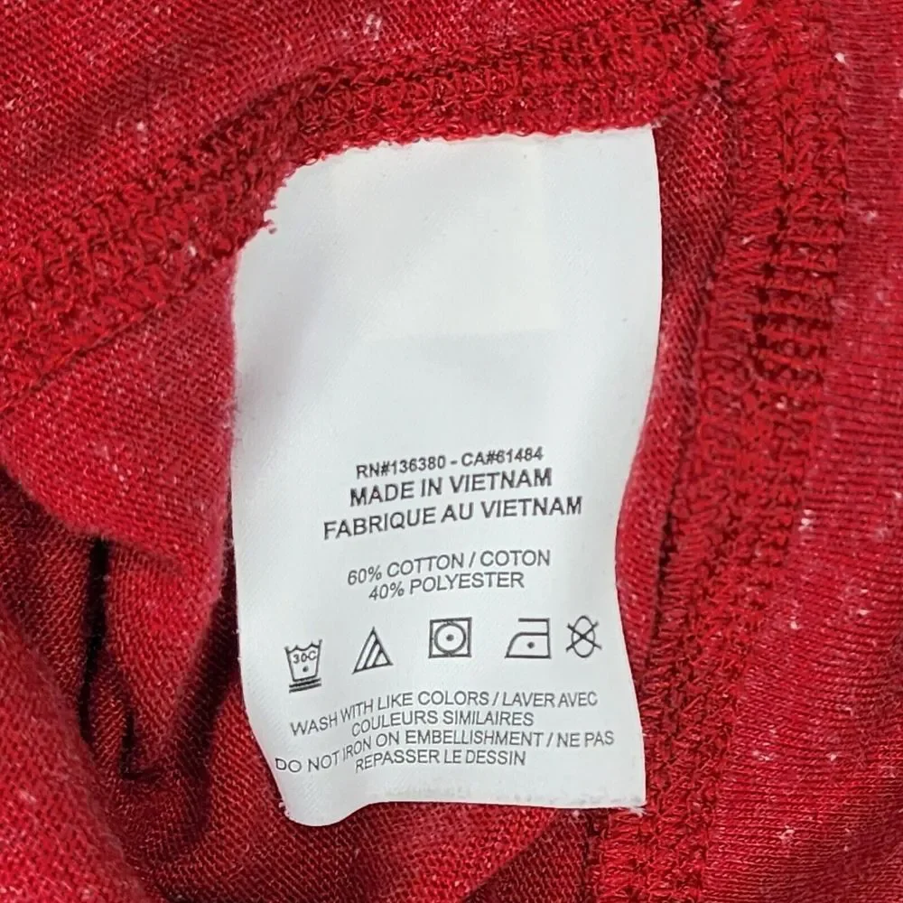 Nike Arizona Cardinals Womens Small Hoodie Red Gray Full Zip Lightweight NFL EUC